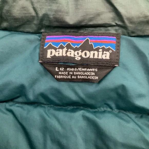 Patagonia Boys Down Sweater Sz L - Picture 5 of 7